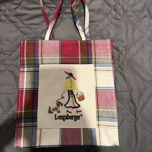 Longaberger purse with accessories